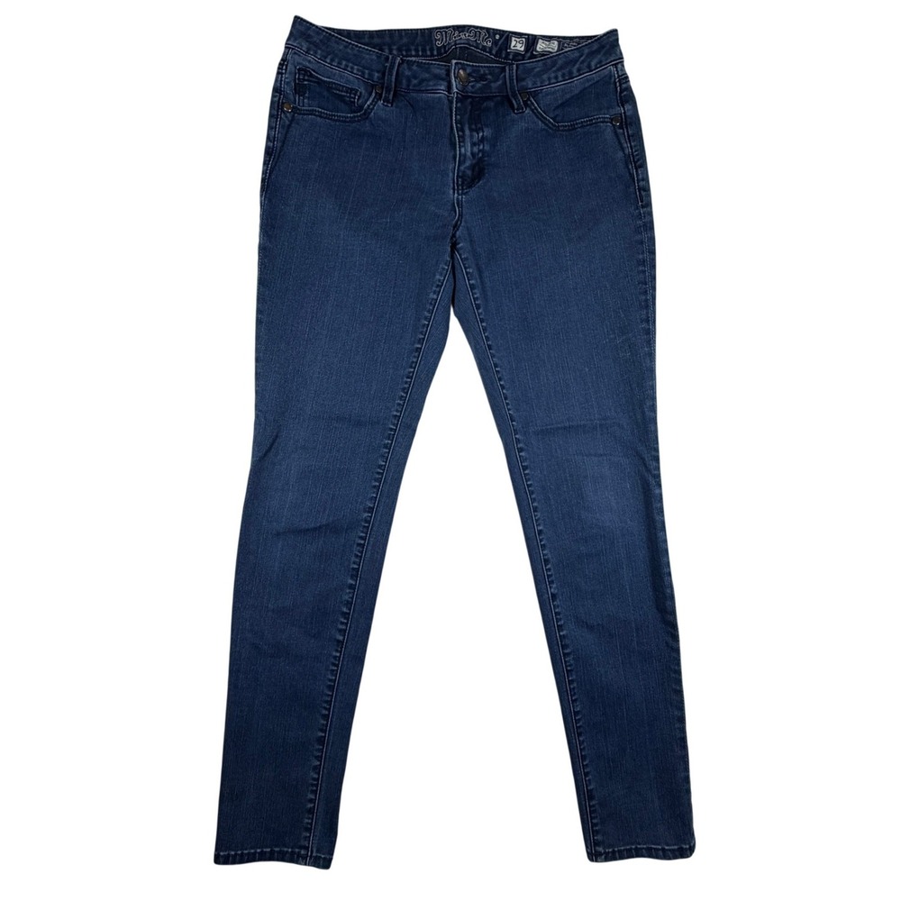 Miss Me Mid Rise Super Skinny Jeans Dark Wash Denim MD5203G23 Womens 29 x 30